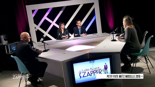 Petit Futé représenté par Michel Granseigne chez Juste avant de zapper pour le lancement de la nouvelle édition du city guide Metz