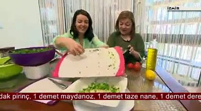 Ege Usulü Yaprak Sarma Mutfağım İzmir Ayfer Çoruhlu 20 Mayıs 2014