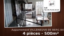 A vendre - Appartement - VILLENEUVE DE BERG (07170) - 4 pièces - 500m²