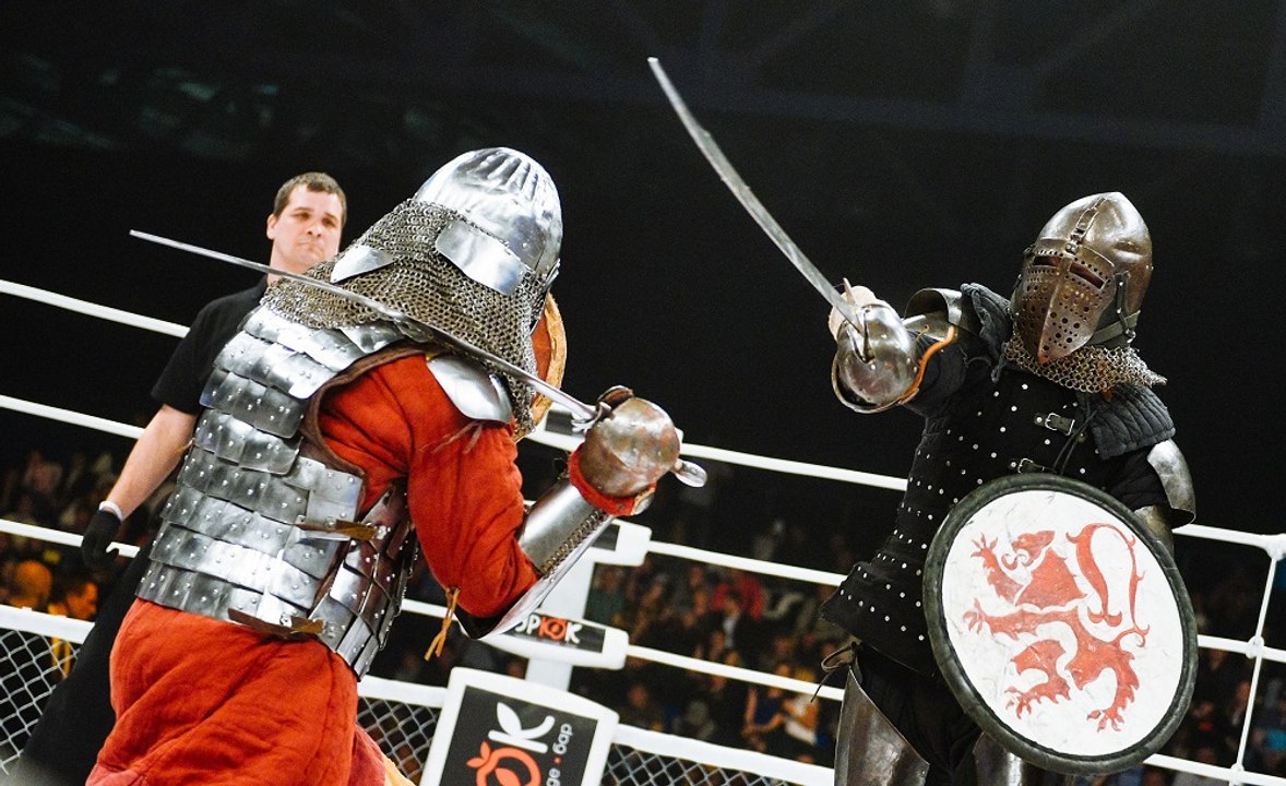 Watch These Wannabe Medieval Knights Slap Each With Swords