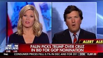 Tucker Carlson Blasts Palin's 'Disjointed Speeches,' Says Trump Looked 'Out of His Element' At Rally