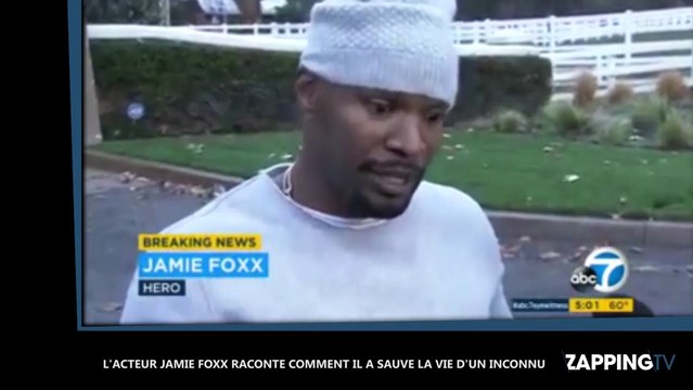 Jamie Foxx : Son premier témoignage choc après son sauvetage d'un homme prisonnier des flammes (vidéo)