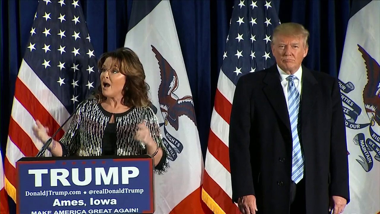 Erzkonservative Palin wirbt für Donald Trump