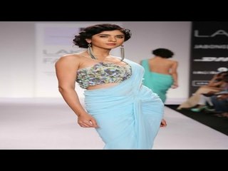 Hot Models In 'Saree' @ Lakme Fashion Week Summer/Resort Collection 2015