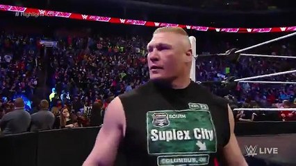 Tensions rise as Roman Reigns and Brock Lesnar appear on  The Highlight Reel   Raw, January 18, 2016