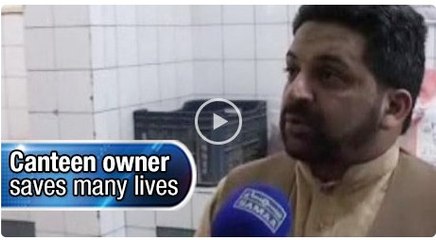 Canteen owner’s presence of mind saves many lives