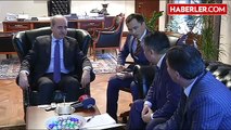 Kurtulmuş, Kırgızistan Ekonomi Bakanı Kocaşev'i Kabul Etti