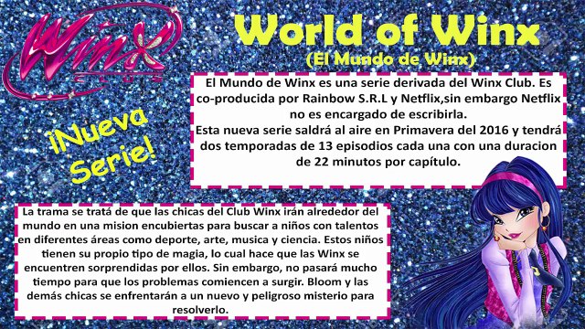 Winx Club: Nueva Serie EL Mundo de Winx. Nuevas Aventuras 2106.