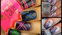 Nail Art Designs- 3 nail Designs Video 1