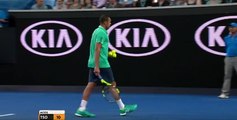 Jo-Wilfried Tsonga Stops Game To Help Injured Ball Girl - Australian Open