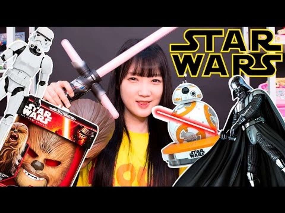 스타워즈 E7 츄바카 일렉트로닉 마스크 & BB-8 로봇 장난감 놀이 | Star Wars E7 Chewbacca Electronic Mask & BB-8 Robot Toy