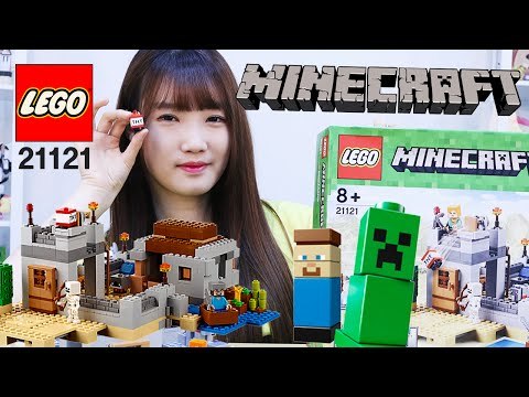 마인크래프트 레고 사막기지 21121-Minecraft LEGO the desert outpost 21121 넹또의 장난감 놀이[또이]