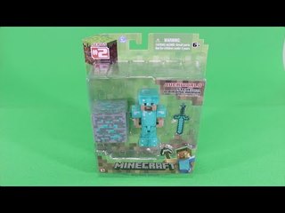 마인크래프트 다이아몬드 아머 스티브 - Steve Action Figure Diamond Armor [ 또이 ]