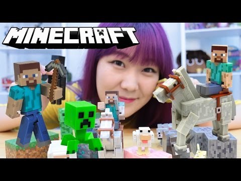 마인크래프트 피규어 장난감-minecraft monster animal steve figure toys 띵또의 장난감 놀이[또이]