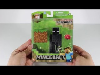 마인크래프트 엔더맨과 잔디블럭,버섯 장난감 놀이 [또이]