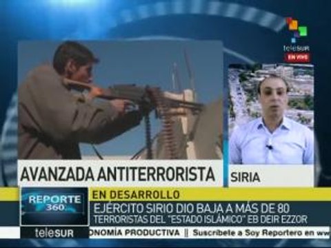 Siria: ejército reporta baja de 80 terroristas del Daesh en Deir Ezzor