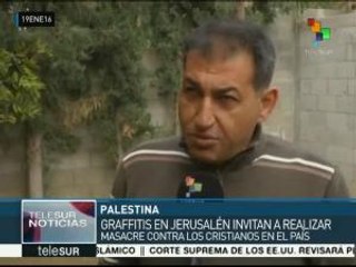 Judíos extremistas pintan mensajes de odio en iglesia de Jerusalén