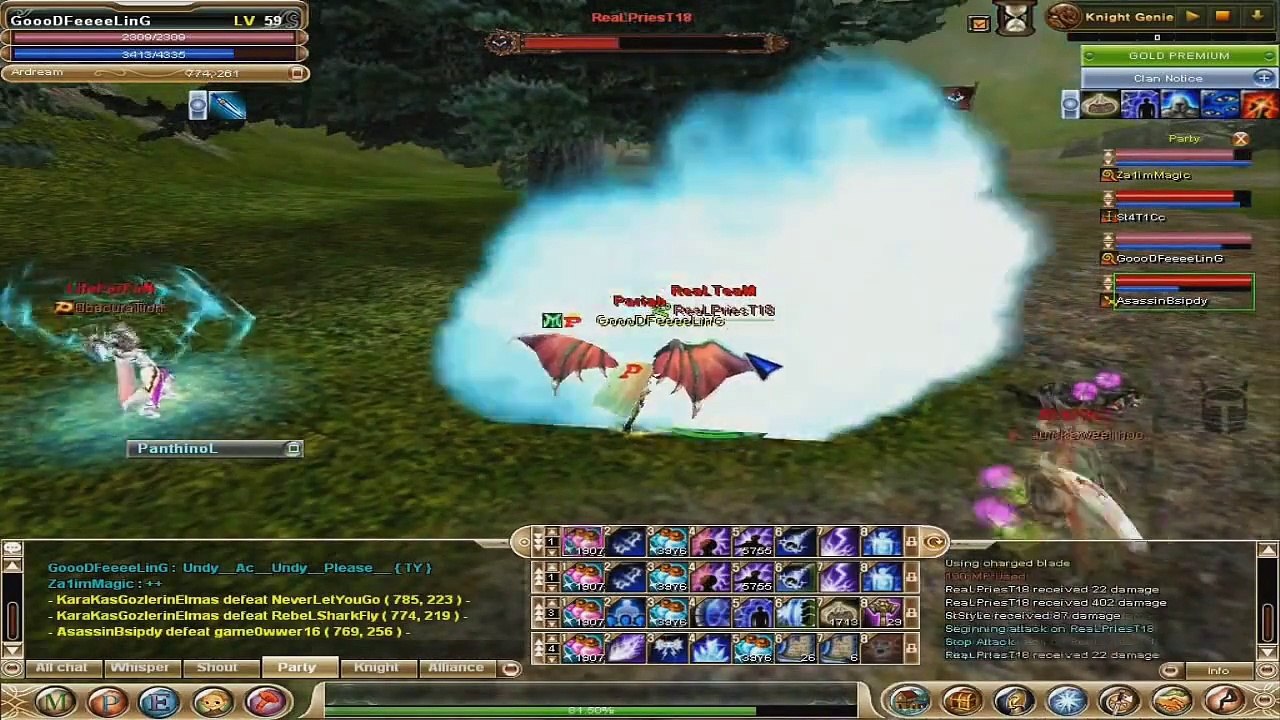 2012 Knight Online Ardream pk movie Mage