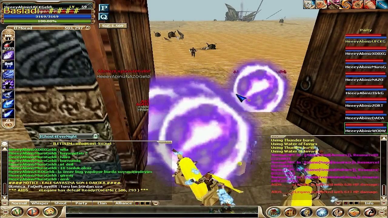 Knight Online 2013 Ardream CSW AbinizTeam Lostko [HD] 2012 Mage Team Edit by Ufuk YILDIRIM