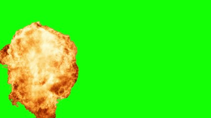 Green Screen Fire Bomb Effects