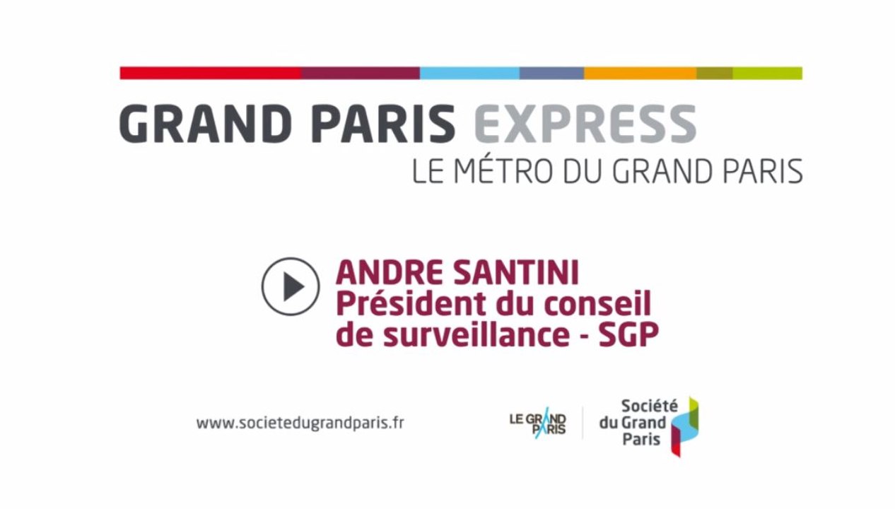 ITW - André Santini sur le métro du Grand Paris - 2012