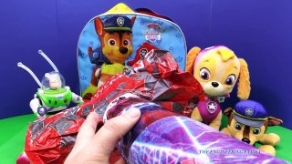 PAW PATROL Nickelodeon Paw Patrol Surprise Backpack a Paw Patrol Suprise Egg Video