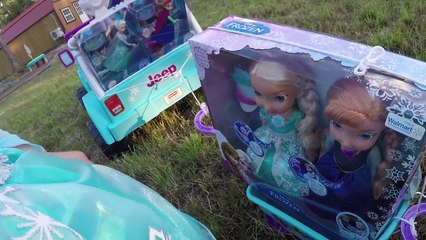 Download Video: BIGGEST SURPRISE BOX EVER TOY Surprise Egg TOYS DISNEY FROZEN Ride-On Let it Go Wand Elsa Castle