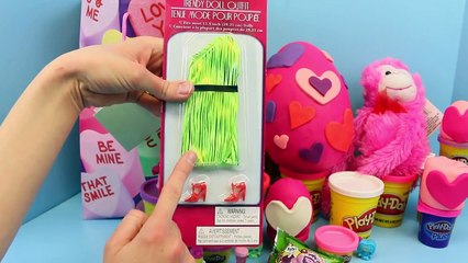 Descargar video: GIANT SURPRISE PLAY DOH EGG Valentines Day Surprise Toys & Blind Bag Frozen Spiderman DisneyCarToys