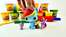 Making My Little Pony Surprise Toy Eggs Using Play Doh - How To Create Playdough Egg Surprises