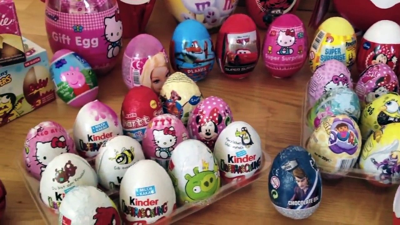 100 SURPRISE EGGS ★★ My Kinder Suprise Eggs Collection - Surprise Toys ...