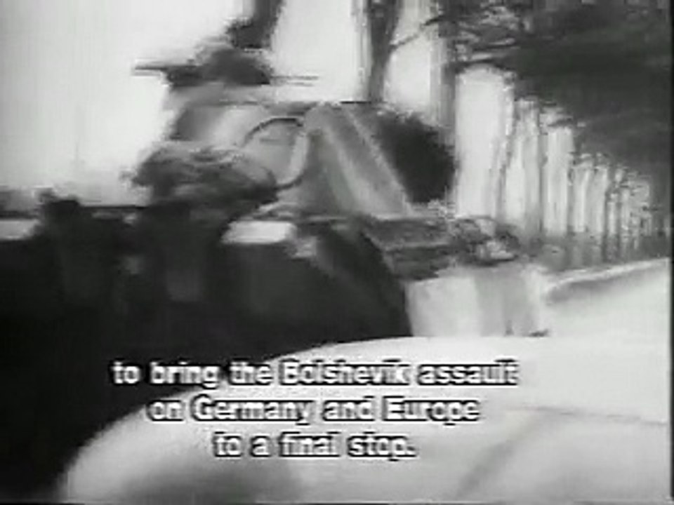 Aviation - Military - WWII Germany - Newsreel - Luftwaffe & Panzers (1945)