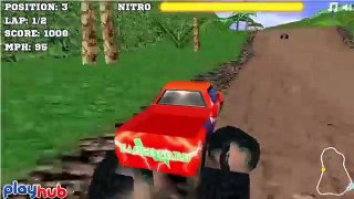 Monster Truck Games Videos for Kids YouTube Gameplay 10 Cool Truck Games by Surprise Eggs