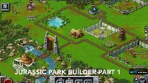 Jurassic Park Builder | Dinosaur Game With Dinosaur Fights Like the Movie - Part 1