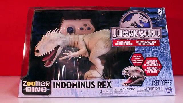 Jurassic World Indominus Rex ZOOMER DINO vs Oynx, MiPosaur Robotic Dinosaurs Comparison + Toy Revie