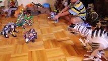 DINOSAUR CHAOS with Robotic Toy Dinosaurs and Dino Collection Toypals.tv