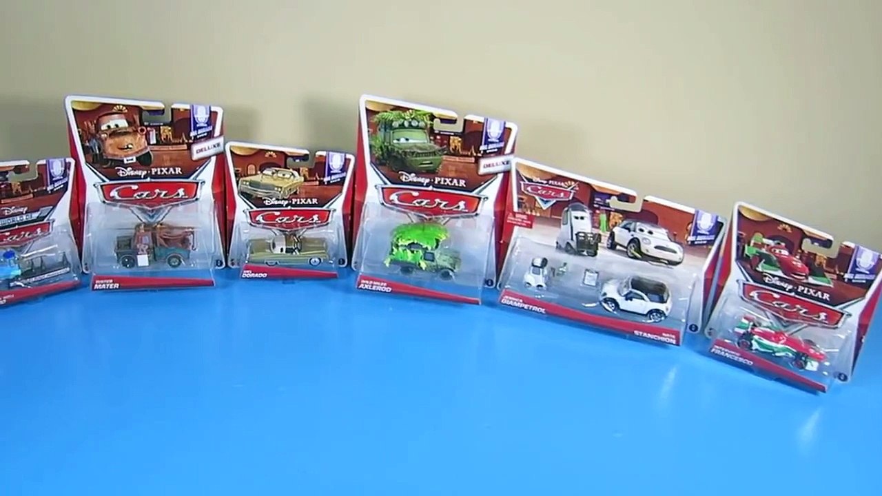 DISNEY CARS 2 MEL DORADO SHOW SERIES CHASE MILES AXELROD LEE RACE TOY CAR