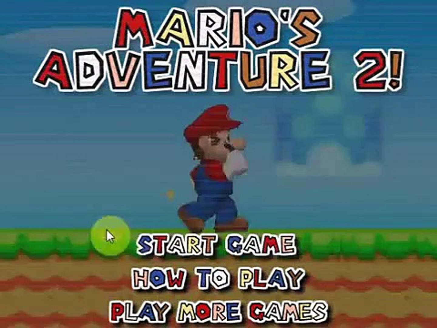 ⁣лучшие флэш игры для детей Marios Adventure 2 Flash Game the best games for children