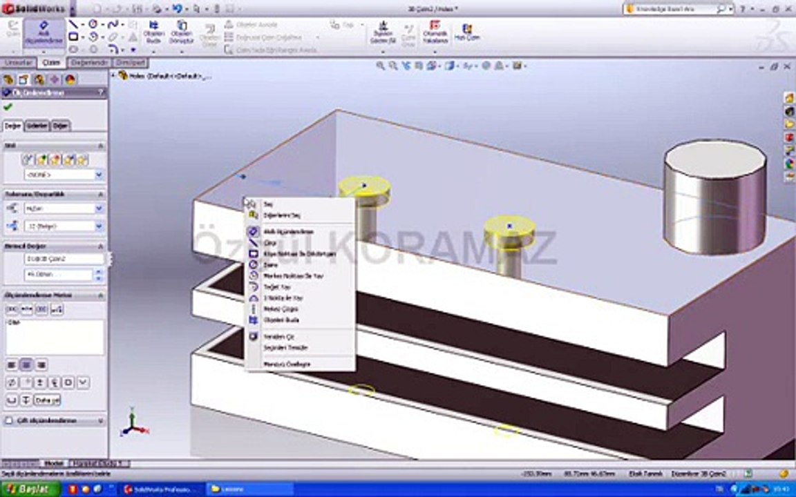 SolidWorks Video Eğitim 1