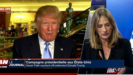 Sarah Palin soutient officiellement Donald Trump