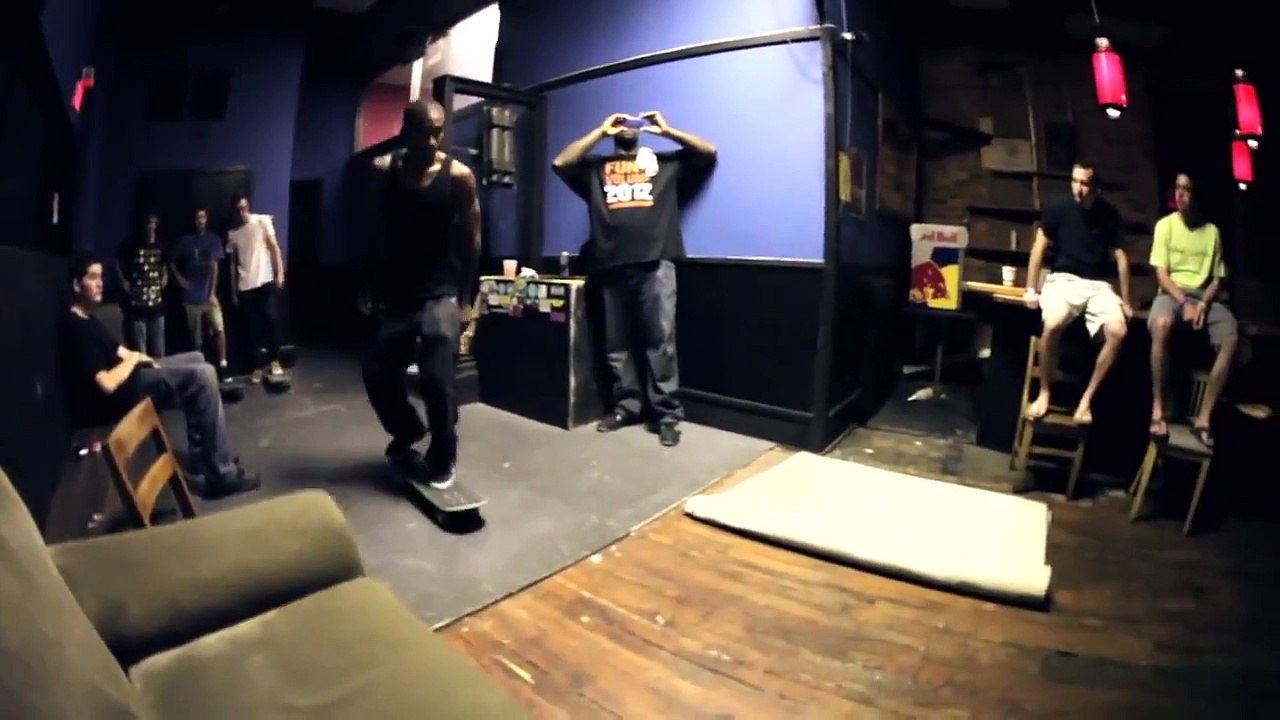 Hopsin Skateboarding Backstage