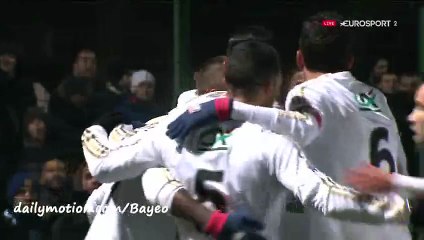 GOOOOAL Sergi Darder Goal - Chambly 0-1 Lyon - 20-01-2016