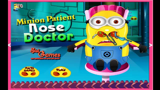 Minion Patient Nose Doctor - Cartoon Video Game For Kids