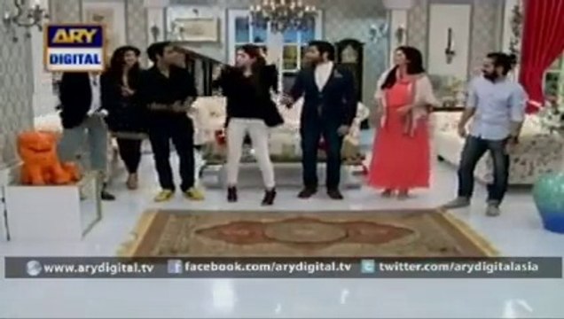 Ho Mann Jahaan - Crew (Mahira , Adeel ,Sheryar) Dances on Shakar Wandaan Re in Morning Show