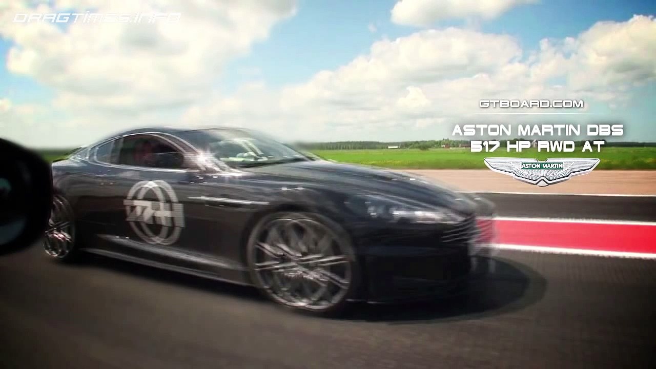 Porshce GT2 9ff vs Aston Martin DBS vs BMW M6 vs Nissan GT R Switzer