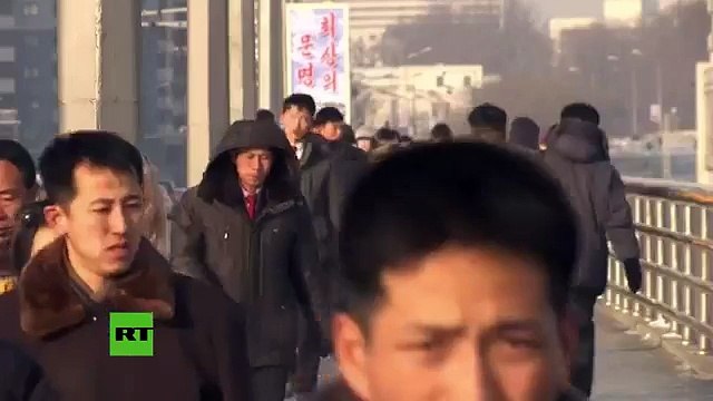 Corea del Norte durante los días más fríos del invierno