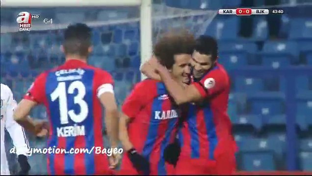Celik O. Goal - Karabukspor 1-0 Besiktas - 20-01-2016