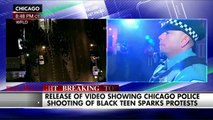 Protests erupted in Chicago Tuesday