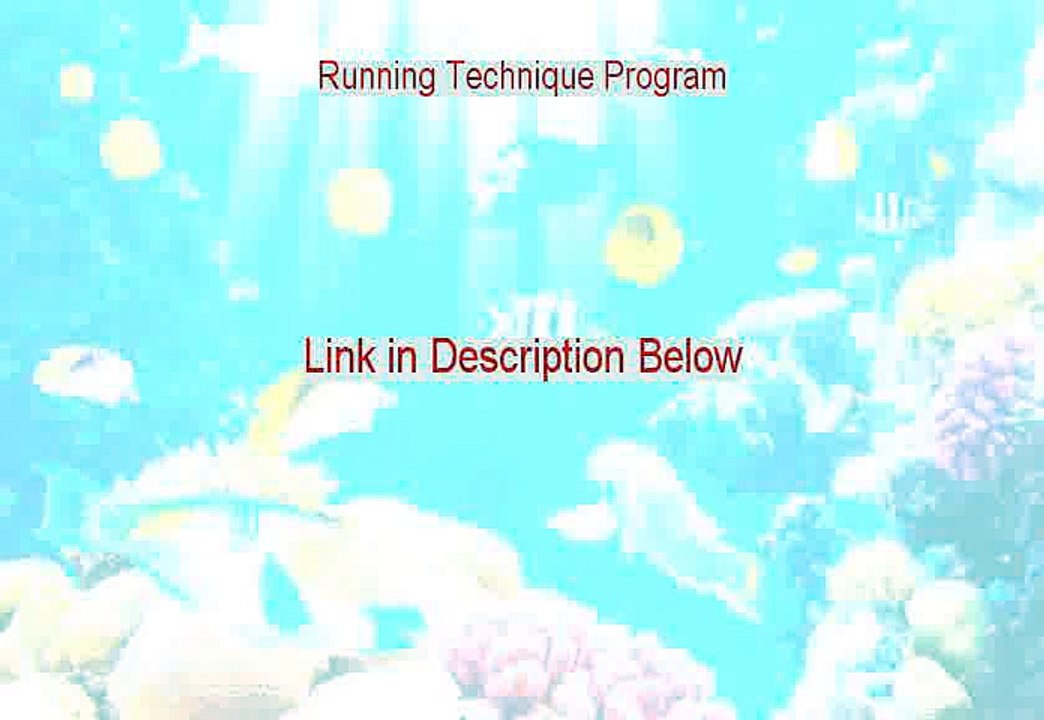 Running Technique Program Review - Free