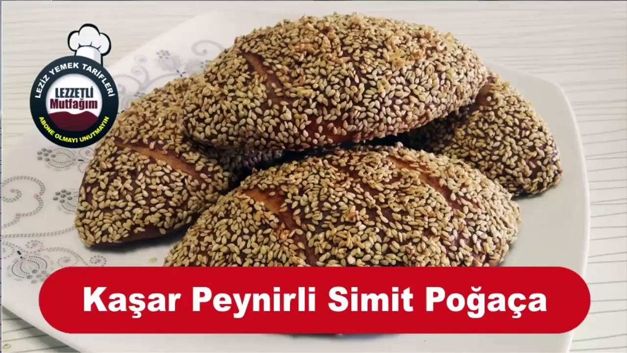Kaşar Peynirli Simit Poğaça Tarifi