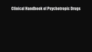 [PDF Download] Clinical Handbook of Psychotropic Drugs [Download] Online